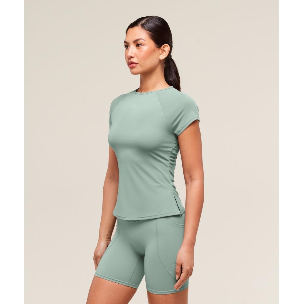 Gymshark Running Back VenT T shirT celesTe Blue B3b1b Udbp