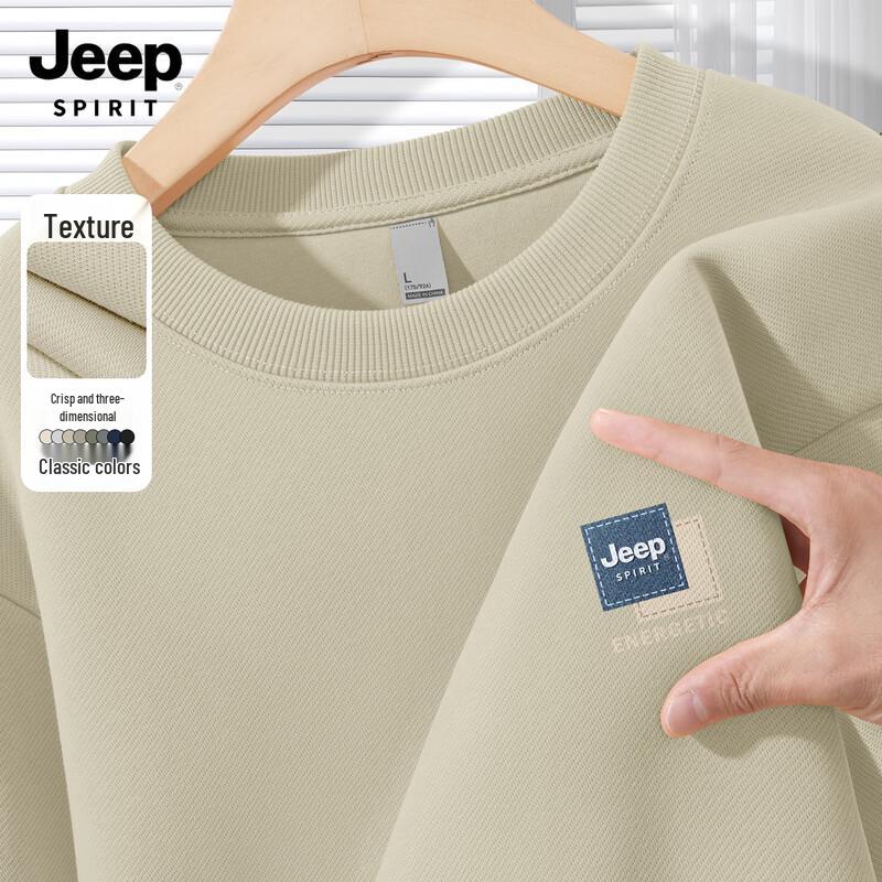 

JEEP SPIRIT Men s 2025 Casual Round Neck Sweatshirt XL