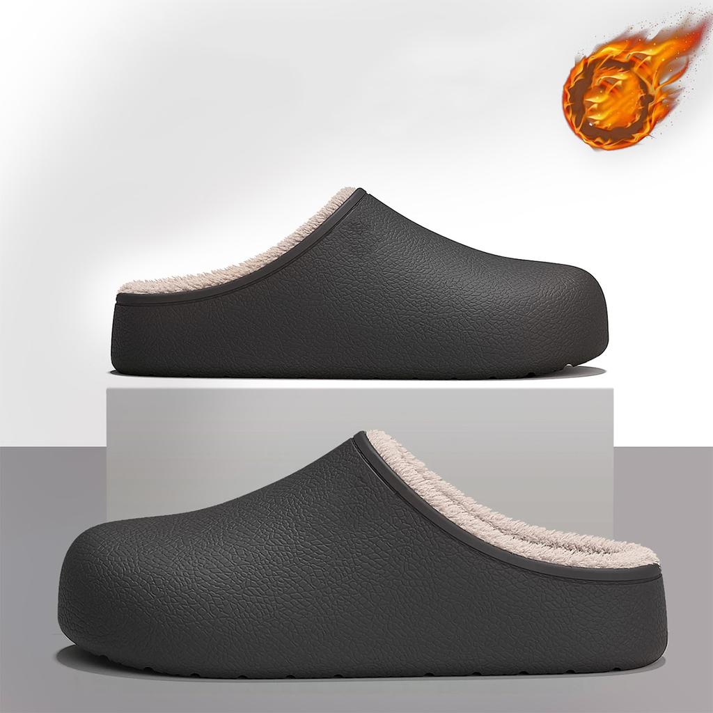 Männer Warme Winter Baumwolle Schuhe Frauen Warme Pelz Hause Hausschuhe EVA Nicht-Slip Plüsch Hausschuhe Indoor Paar Dicke Sohle schuhe Rutschen