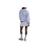 Nike Buchstabenmuster Tennis Rundhals Überschnittene Schultern Langarm College-Stil Sweatshirt Damen Sweatshirt Weiß HQ0352085