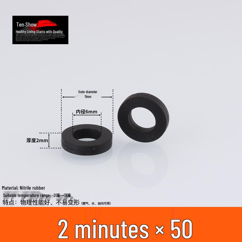 1-Inch Silicone Rubber Washer for Water Pipes and Meters