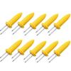 10pcs Fork Corn Skewer Stainless Steel Corn Holders Corn On The Cob Skewers Fruit Forks Outdoor Camping Cooking Barbecue Tool