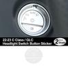 Engine Start Stop Headlight Switch Button Trim Cover for Mercedes Benz C Class W206 C200 C220 C260 C300  Car Accessories