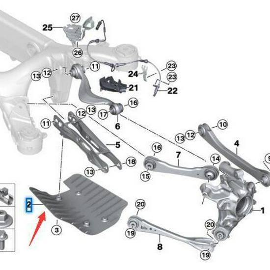Compatible Ram Horn Cover for BMW X5 G05/X7 G07 (33306877043, 33306877044)