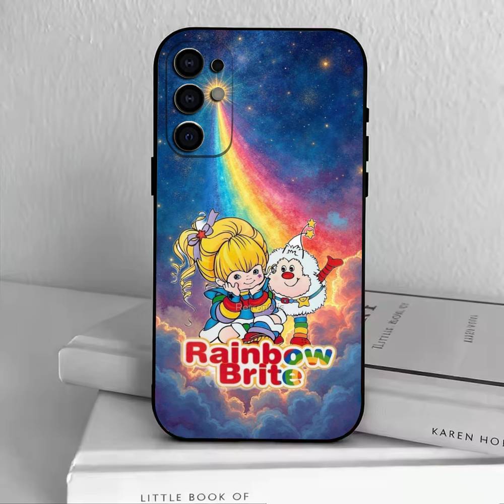 Color Kids Rainbow Brite  Phone Case For Samsung S25,S24,S21,S22,S23,S30,Ultra,S20,Plus,Fe,Lite,Note,10,Black Cover