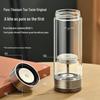 Exquisite Men's Double-Layer Titanium Insulated Tea and Water Separation Cup – Thickened, Anti-Scald, Luxury Gift