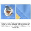 9 Grids Classroom Pockets Chart Phone Calculator Holders with Hooks Small Items Storage Bag Wall Door Hanging Organiser