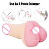 Reusable Big Cup Enlargers Pussy Penis Dildos Three Uses Retarded Toys Condoms Enlargement Ejaculation Penis Penis Sex Sleeve