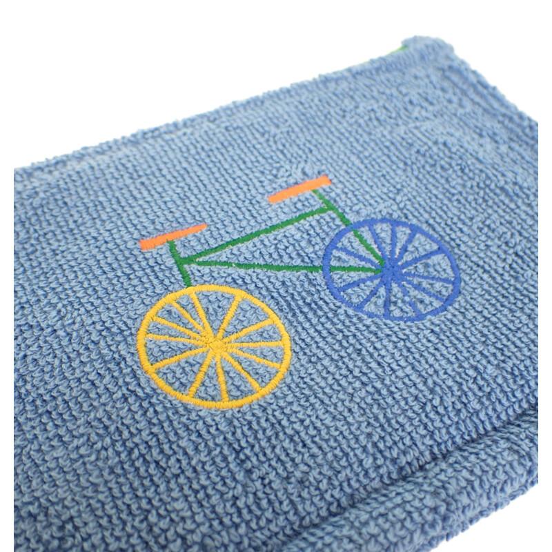 HERMES  H103759M02  Pouch Blue Cotton Women