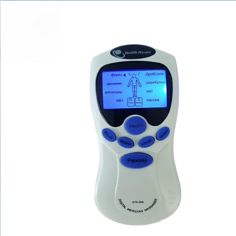 Multifunctional Digital Massager, Chinese and English Cross-border Meridian Therapy Instrument, Electronic Pulse Massager