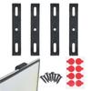 20Pcs License Plate Holder Weather-Proof Frameless License Plate Frame Car Tag Frame For Front And Rear Car Tags Car Accessories