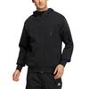 adidas Embroidered Logo Zip Hoodie Men Jackets Black HN8978