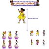 Pack of 31 Gracie's Corner Party Supplies Includes Balloons Banner Cake Toppers