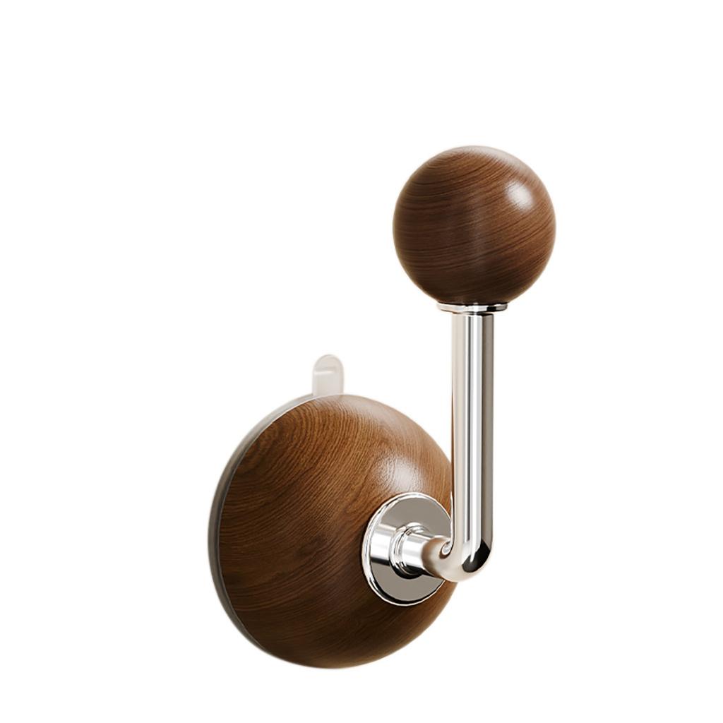 1pc Powerful Load Bearing Suction Cup Hook Bag Hair Band Storage No Drilling Hook Hair Band Storage Tool, Curtain Storage Holder