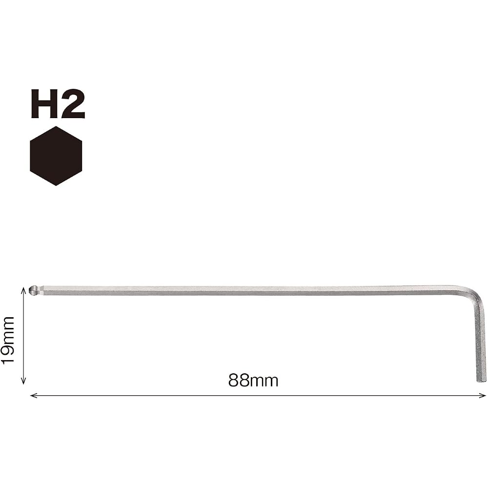 VESSEL (VESSEL) hex bar ball point L type wrench opposite side 2mm 8300BP