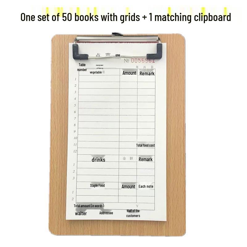 50-Pack Carbonless Copy Restaurant & Drinks Menus: Single to Four-Part Sheets with Free Shipping.