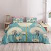 Dandelion Floral Duvet Cover Sets, Flower Botanical Bedding Set, Plant Quilt Cover, Soft Comforter Cover &  Pillowcases 75*50