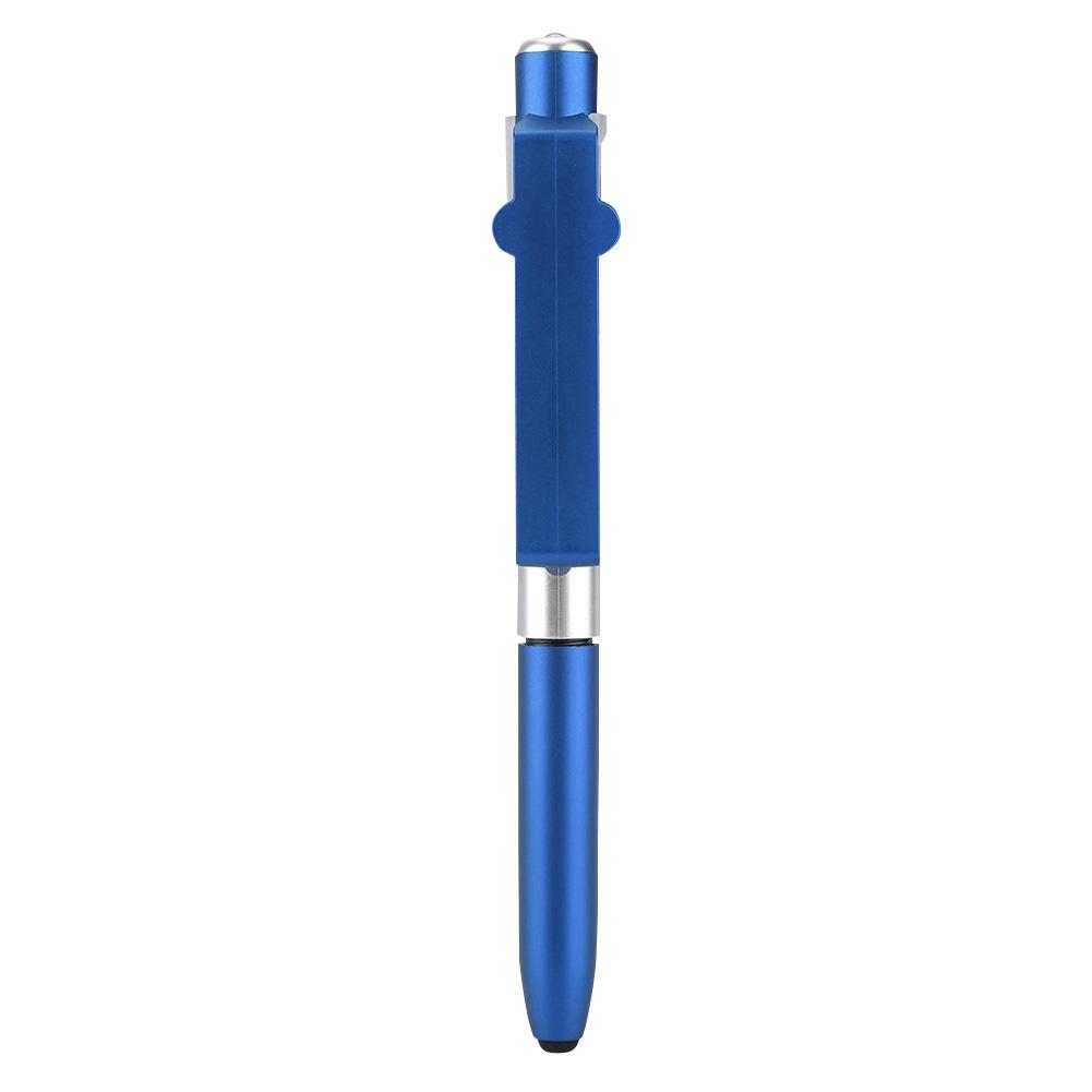 4 In 1 Touch Screen Capacitive Ballpoint Pens With LED Light For Tablet(Blue)