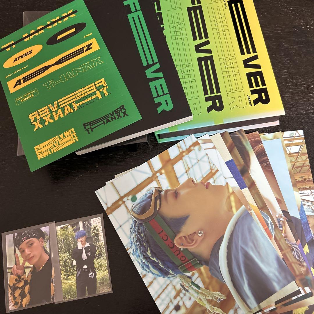 

[USED] ATEEZ Hongjoong & Wooyoung ZERO:FEVER Part.1 CD with Trading Card