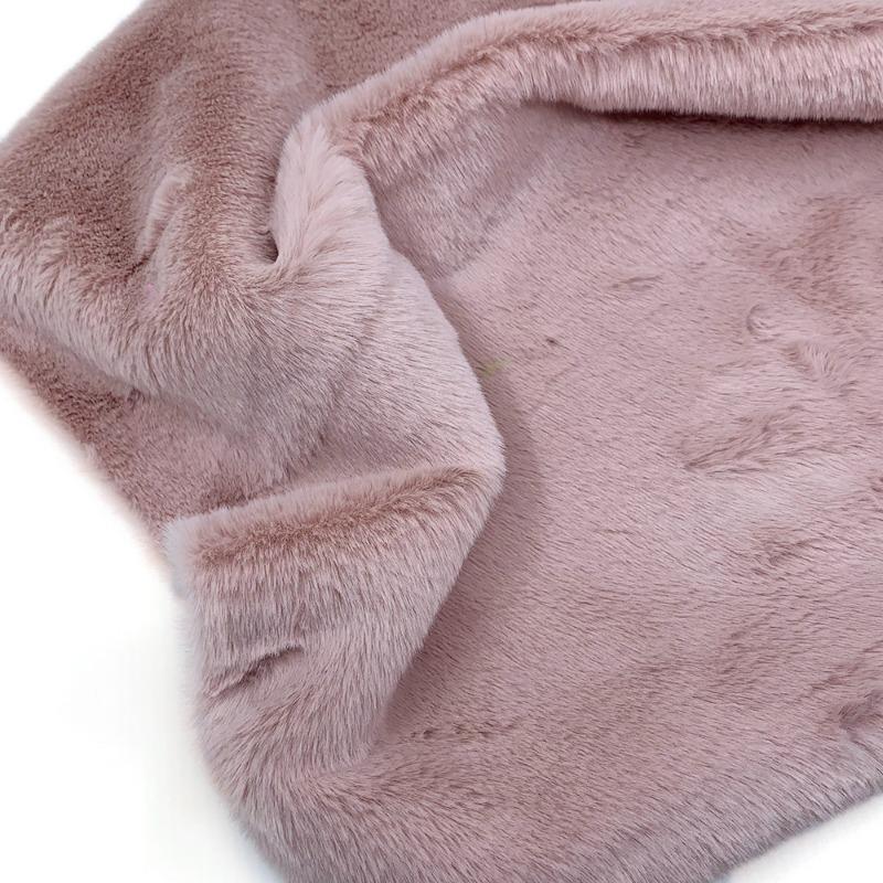 10mm Thickened Imitate Rabbit Fur Plush Fabric Thickened Polyester Artificial Wool Doll Cotton Doll Material Decorative Fabric