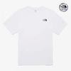 Men S CoTTon baSic ShorT Sleeve T ShirT whiTe nT7ur05b