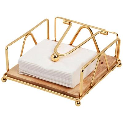 Flat Napkin Dispenser Metal Black Napkin Holder With Weighted Arm Tissue Paper Dispenser Horizontal Kitchen Accessories For Bar
