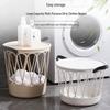Movable Laundry Basket for Dirty Clothes - Household Bathroom Hamper