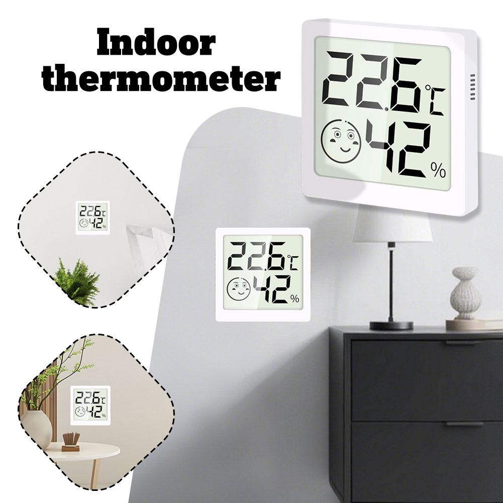 Mini LCD Pattern Digital Thermometer Hygrometer Indoor Electronic Temperature Hygrometer Sensor Meter Household Thermometer