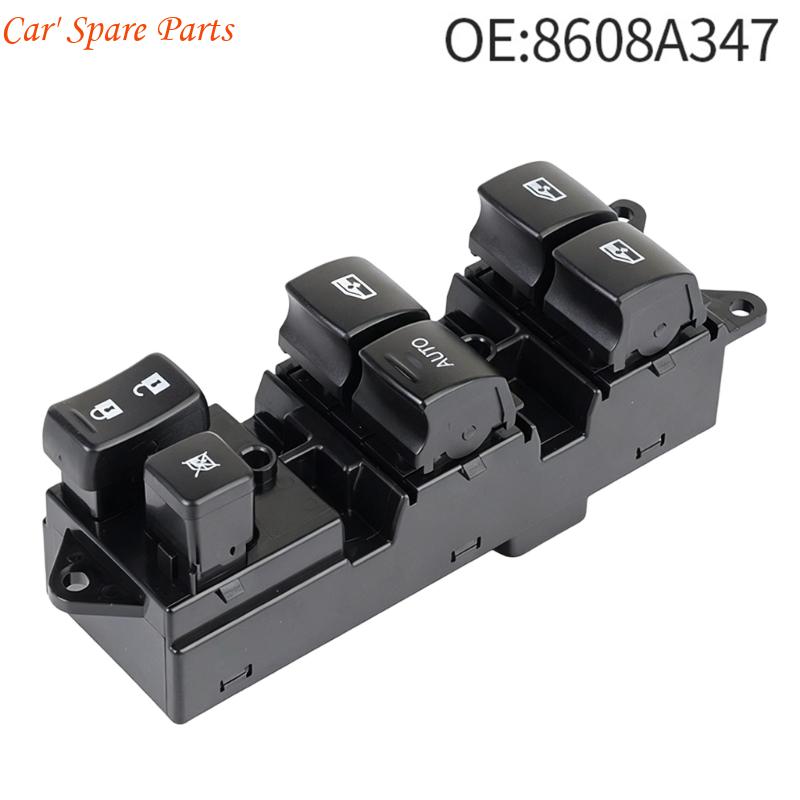 Y4UA Front Left Electric Window Lifter Control Switches 8608A347 Easy Installation