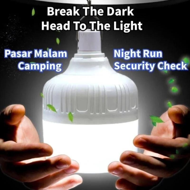 Usb Rechargeable Led Bulb Outdoor Portable Camping Picnics Light Bulb Emergency Lighting Flashlight Lights Hanging Tent Lantern