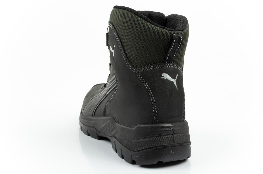 Puma Safety Cascades Disc Mid Negro-Gris [630211] talla 40