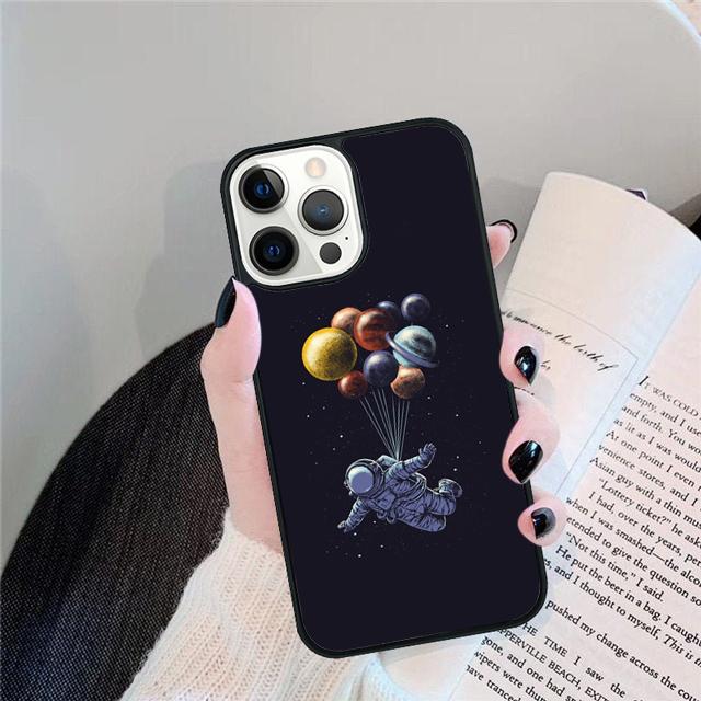 Outer Space Phone Case Cover For iPhone 17 Air 15 16 14 13 12 Pro Max 11 Pro Max Plus Coque Shell