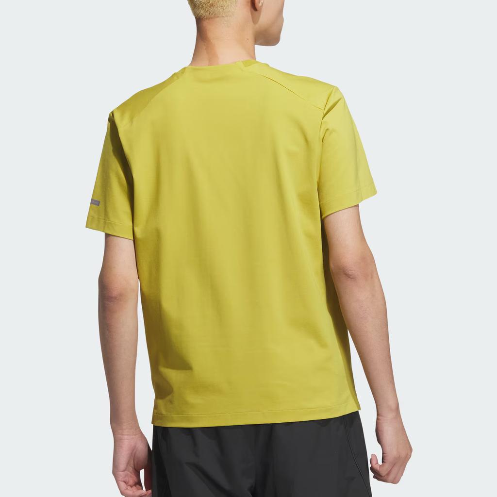 Adidas Sportswear Simple Comfortable Crew Neck Pullover Short Sleeve T-Shirt Men Tops Pulse-Olive-Green JL6048