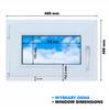 PVC-Fenster Golden Oak 60x40 LINKS neu 600x400 mm Dreh-Kipp-Doppelverglasung