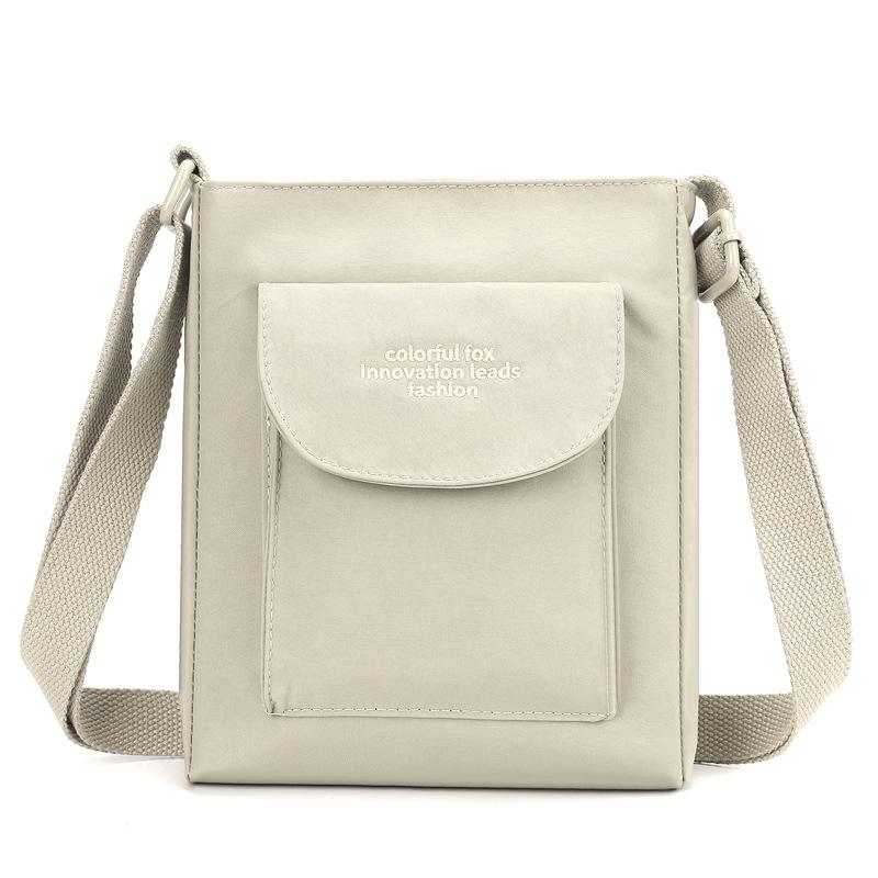 Shoulder bag casual versatile simple messenger bag women's leisure commuting printable mobile phone bag