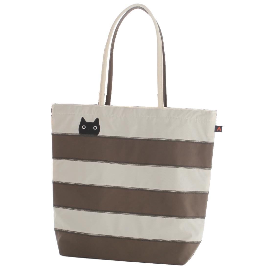 

Blooming Atsuko Matano Border Cat Shoulder Bag, Brown, Women s, Approx. 35 x 29 x 11 cm, 089012-0007-01