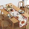 Bonhause Fall Maple Leaves Table Runner 13x72 Inch Autumn Leaf Thanksgiving Kitchen Dining Table Decoration for Indoor Outdoor Home Party Decor