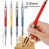 1Pc Deep Hole Metal 2.0Mm Woodworking Mechanical Pencil Or 8Pcs 2.0Mm 2B Replaceable Lead Marking Pencil For Woodworking