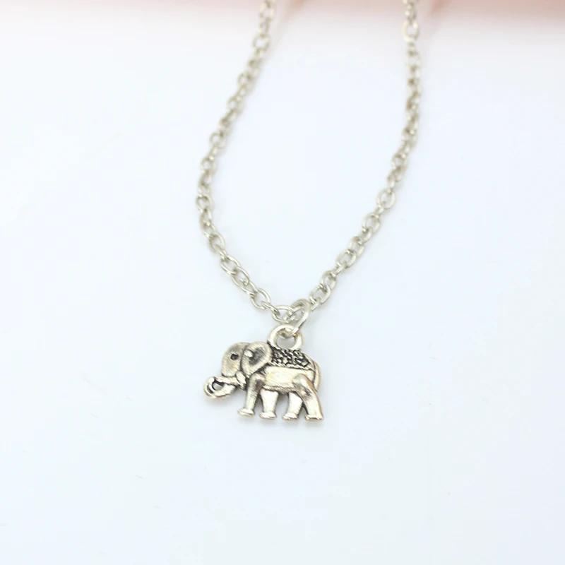 New Fashion Retro Elephant Charm Beach Anklets For Women Trendy Silver Color Foot Jewelry Wholesale Leg Bracelet Gift For Girl