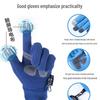 Winter Cold-Proof Fleece Touchscreen Gloves for Skiing, Driving, Running, and Cycling
