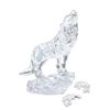 37 Piece Crystal Puzzle Silver Wolf
