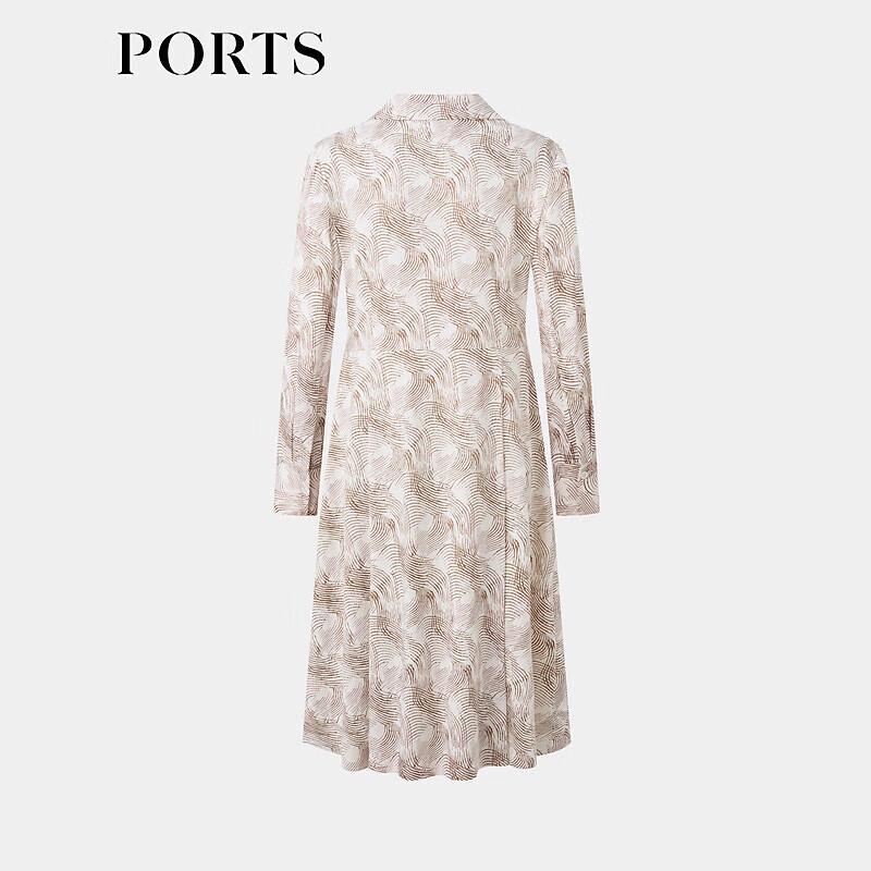 PORTS Women's Silk Blend Printed Dress