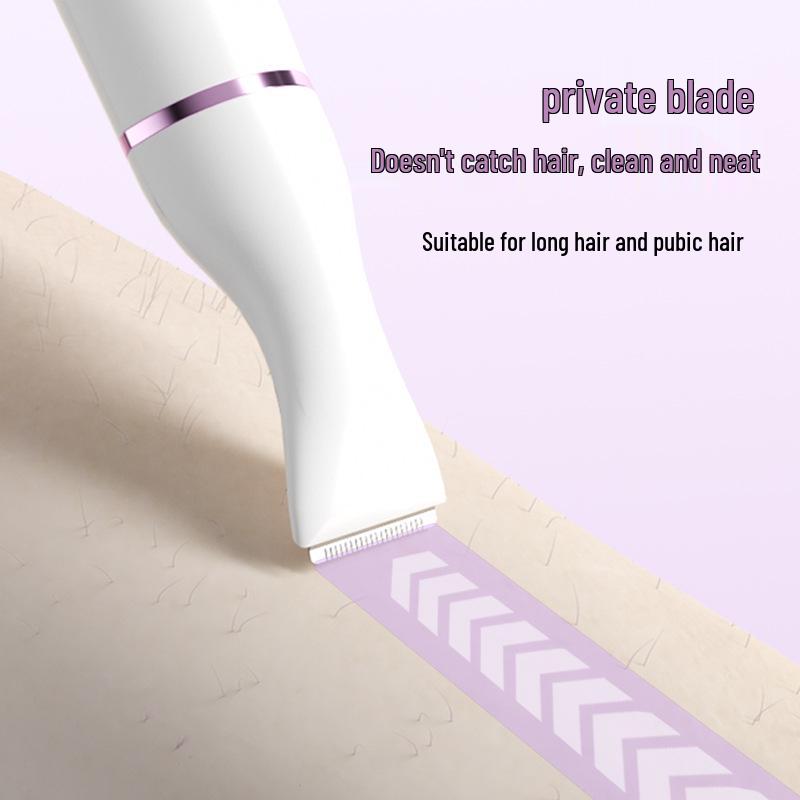 Elektrischer 5-in-1-Rasierer für Damen: Multifunktionale Haarentfernung für Achseln, Beine und den Intimbereich