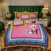 Romantic Heart Pattern Duvet Cover Pillowcase Bedding Set Adult Girl Boy Bedroom Decoration Gift Single Double Size