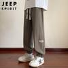 JEEP SPIRIT Men's Waffle Knit Casual Sweatpants
