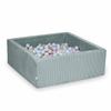 Dry Pool 110x110x40 Corduroy Light Mint 600 Balls: Pearl, Light Gold, Pink Light Pearl, Blue Light Pearl