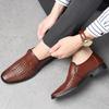 Summer Men's Loafers Breathable Mens Leather Shoes Soft Soles Male Casual Shoes Slip-on Oxford Shoes Business