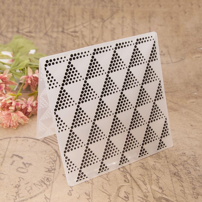 15X15cm Embossing Folders for Card Making Embossing Stencil Template DIY Plastic Paper Card Decorating Mold for Scrapbook