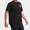 Adidas Neo Simple Sports Cartoon Pattern Letter Print Round Neck Short Sleeve T-Shirt Unisex T-Shirt Black HS6829