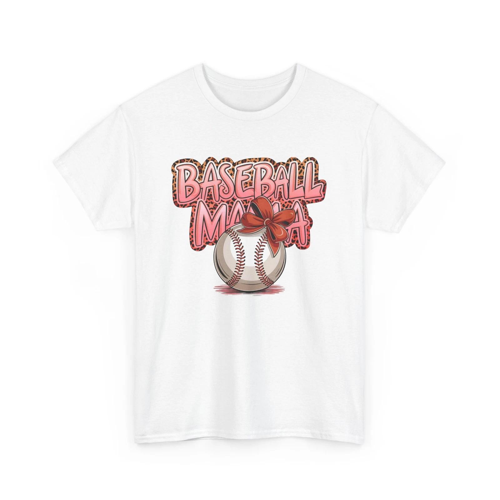 

Baseball T-Shirt | Funny Baseball Fan Shirt | Baseball Mama Bow Checkered XL